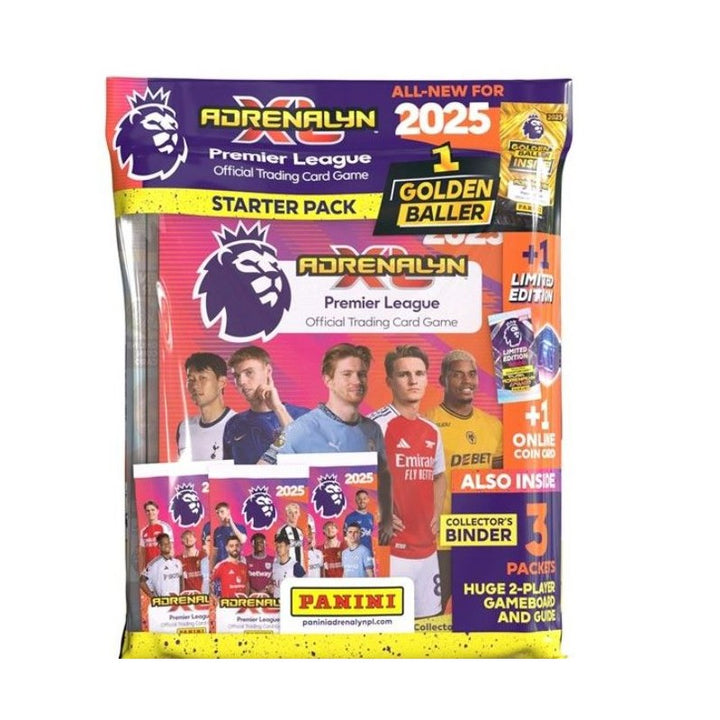 Image of the Premier League Adrenalyn XL 2025 Soccer Cards Starter Pack