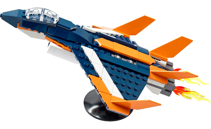 Image of the Supersonic- Jet Lego set built 
