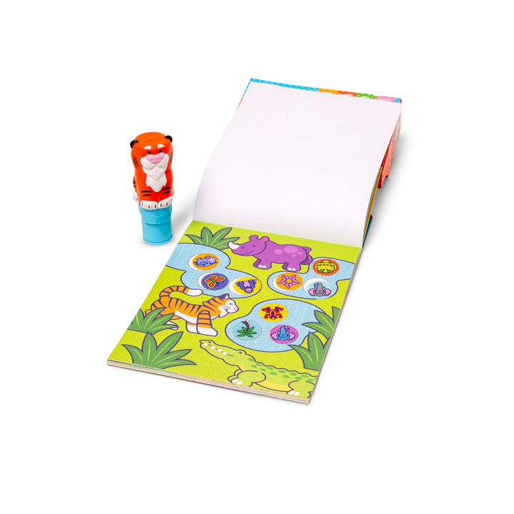 Image of the tiger sticker wow activity book and stamp