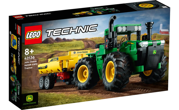 Image of the John Deere 9620R 4WD Tractor Lego set
