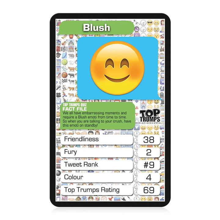 Top Trump Emotis Blush face