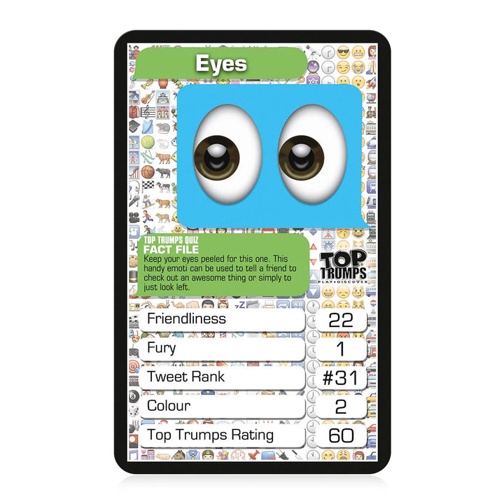 Top Trump Emotis eyes