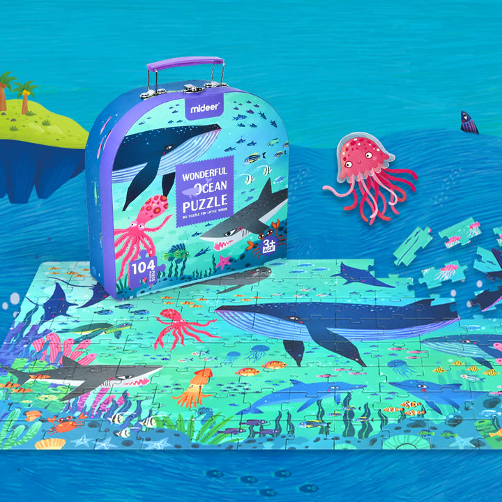 Mideer Wonderful Ocean 104 Piece Puzzle