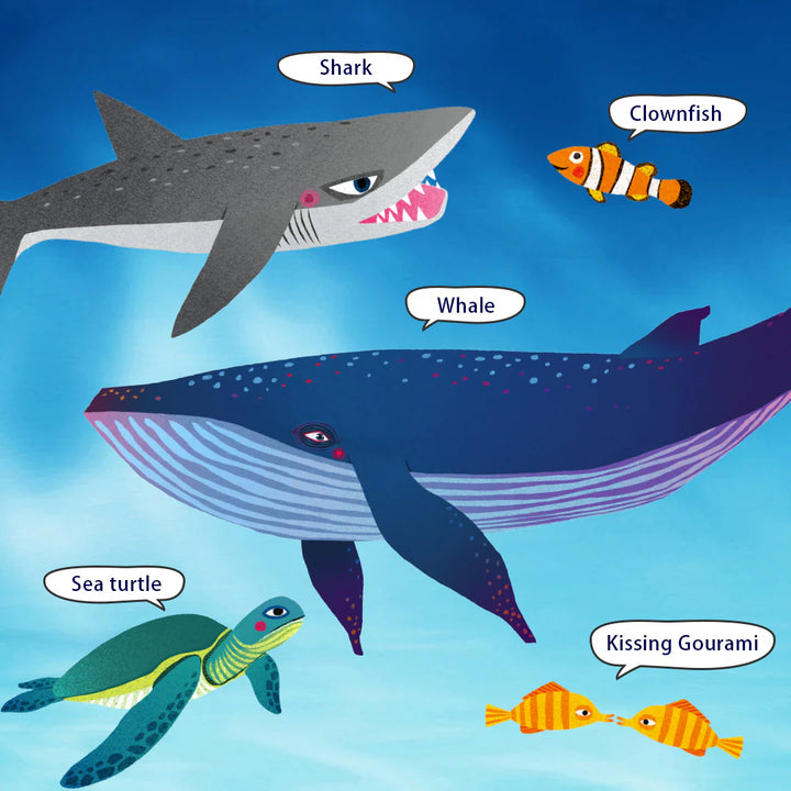 Mideer Wonderful Ocean 104 Piece Puzzle animals