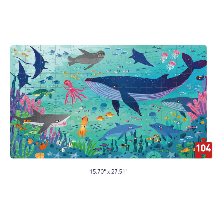 Mideer Wonderful Ocean 104 Piece Puzzle