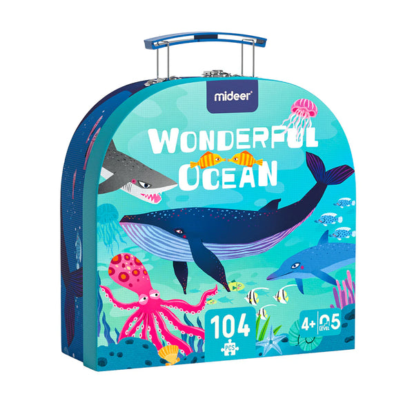 Mideer Wonderful Ocean 104 Piece Puzzle