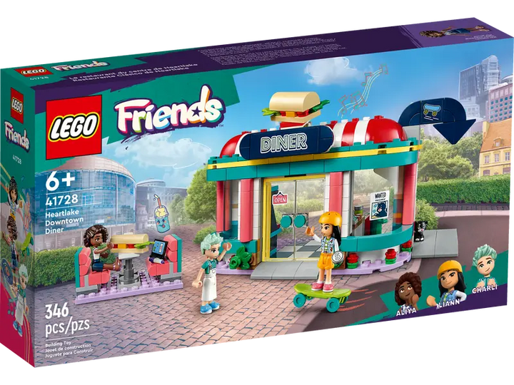 Image of the Heartlake Downtown Diner Lego