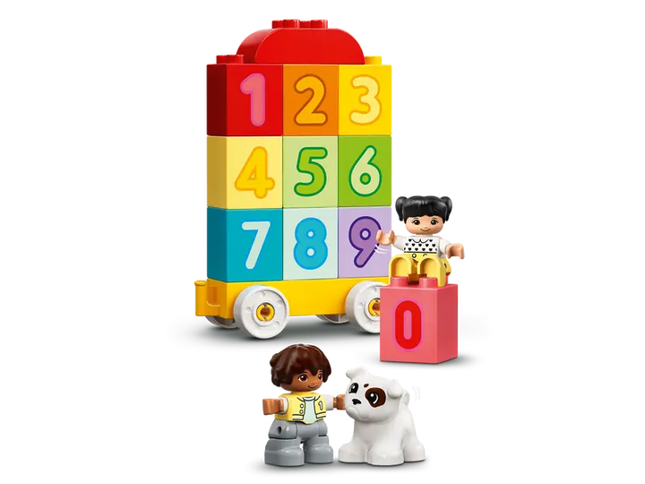 Image of the Number Train - Learn To Count Lego set built 