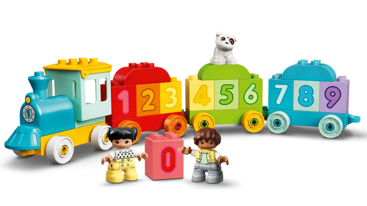 Image of the Number Train - Learn To Count Lego set built 